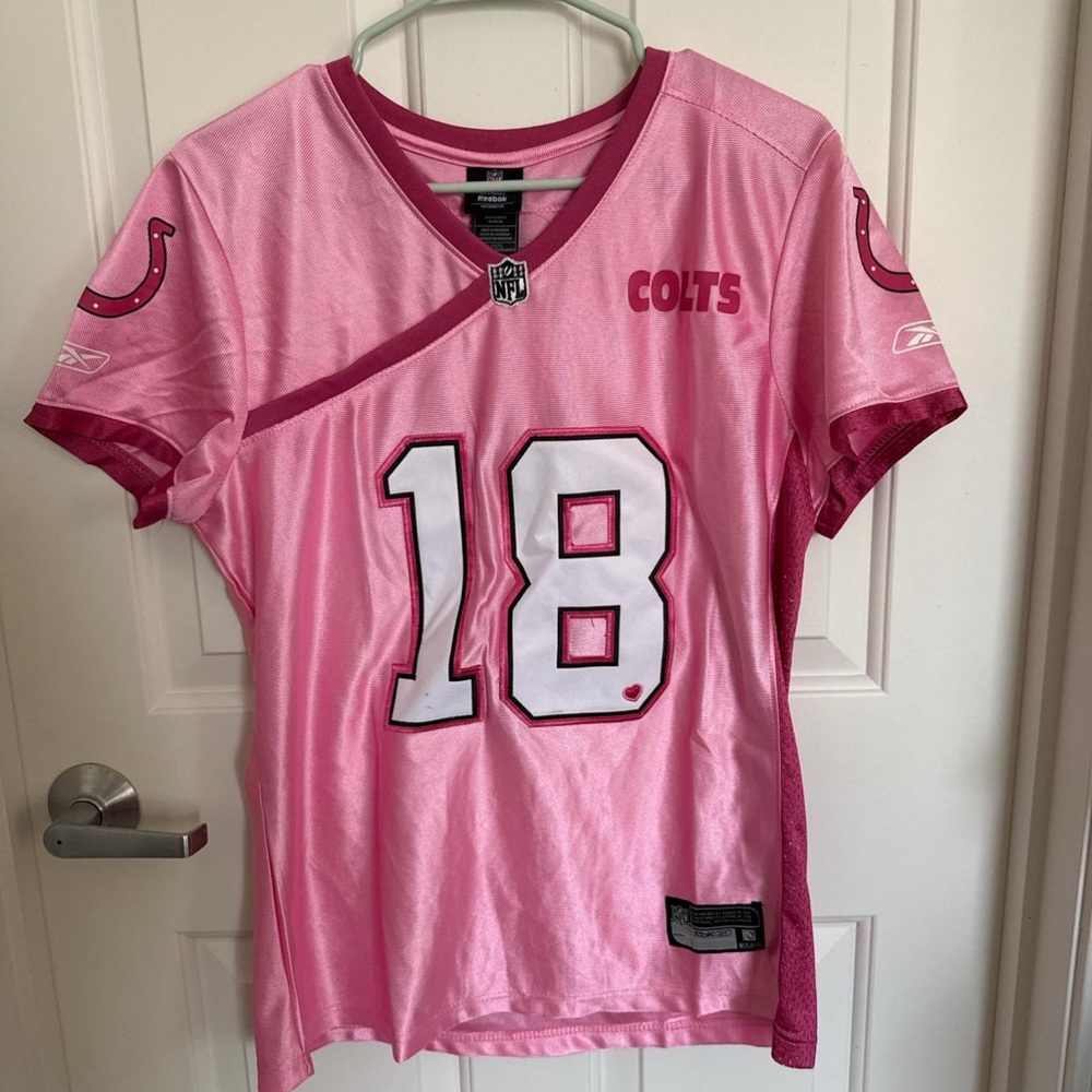 Payton Manning Reebok Pink NFL women’s Jersey